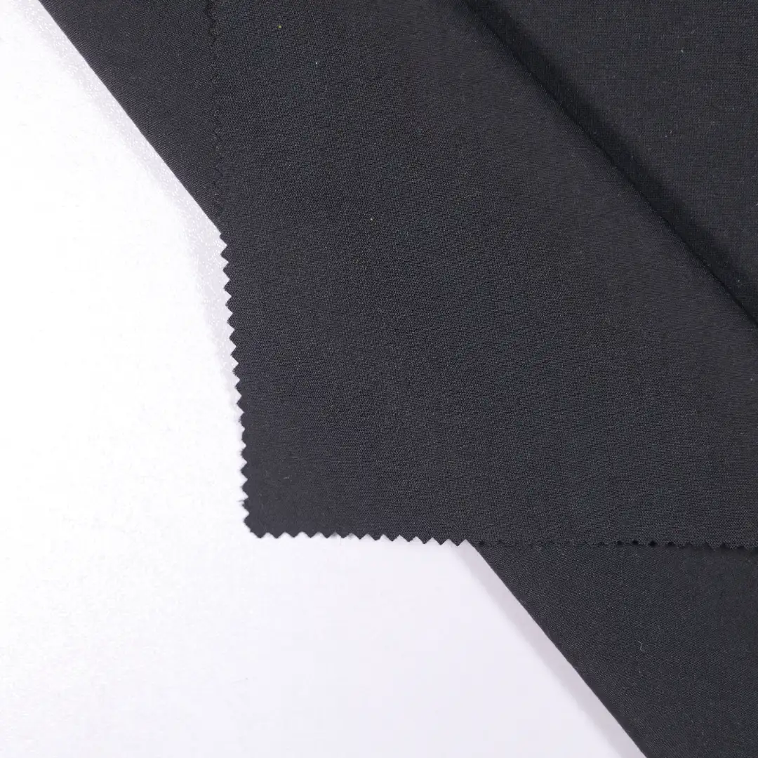 China Fabric for Pants T800 Polyester T800 Yarn Fabric Synthetic Woven Fabric Polyester black color buy from China wholesaler bulk order at wholesale price free worldwide shipping Alibaba