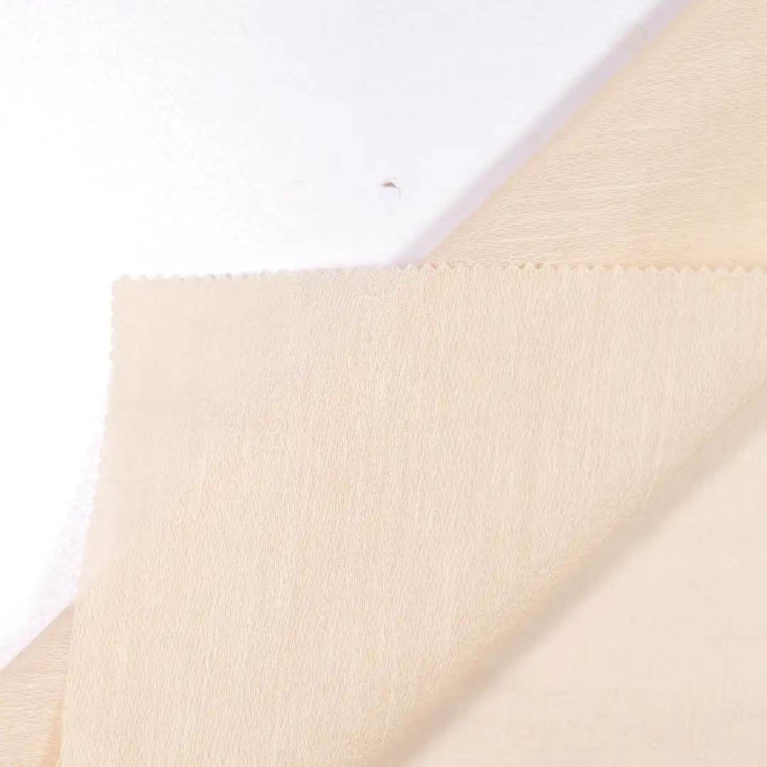China Fabric for Shirt,Skirt Chiffon Woven Blended Fabric Rayon Nylon Spandex Khaki color buy from China wholesaler bulk order at wholesale price free worldwide shipping Alibaba