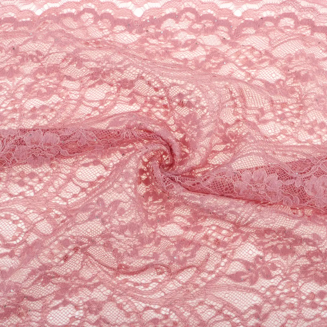 China Fabric for Crop Top,Lingerie,Skirt Lace Knit Fabric Nylon Polyester white、black、Light-peach and green、date red、blue、dusty pink color buy from China wholesaler bulk order at wholesale price free worldwide shipping Alibaba