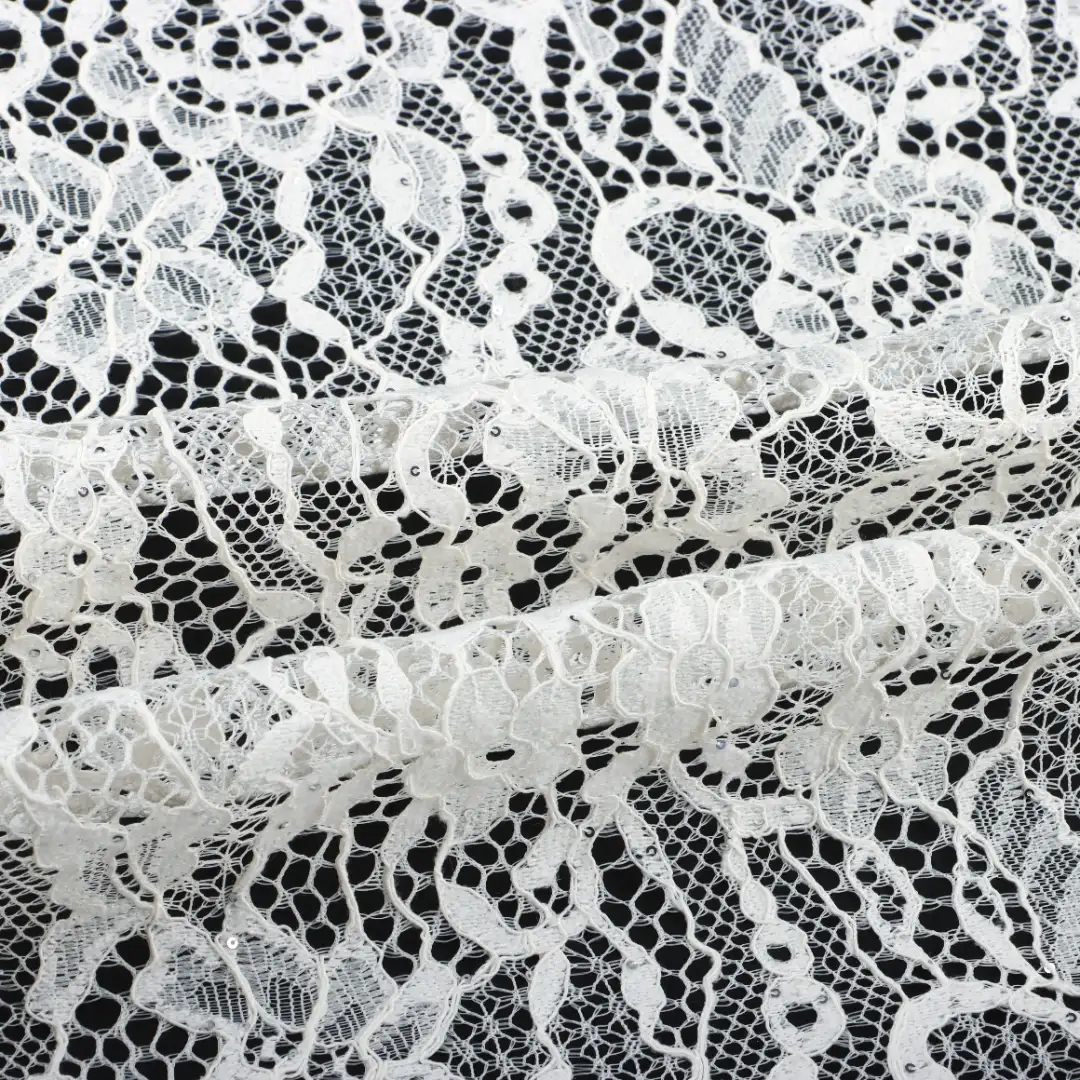 China Fabric for Tank Top,Crop Top,Lingerie,Skirt Lace Knit Fabric Nylon Polyester white、black、blue、pink、apricot color buy from China wholesaler bulk order at wholesale price free worldwide shipping Alibaba