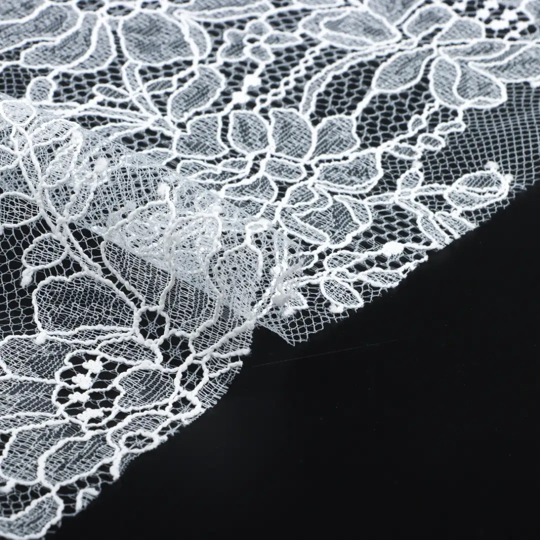 China Fabric for Tank Top,Crop Top,Lingerie,Skirt Lace Knit Fabric Nylon white、black、blue、royalblue color buy from China wholesaler bulk order at wholesale price free worldwide shipping Alibaba