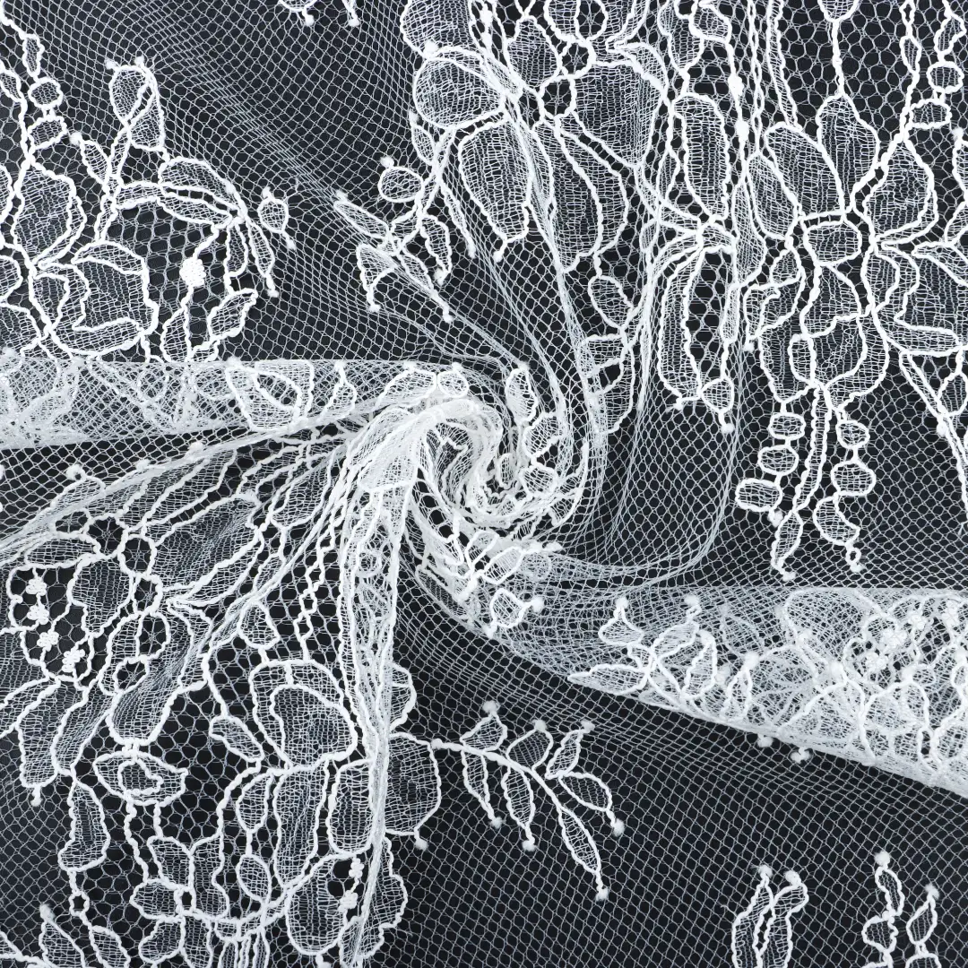 China Fabric for Tank Top,Crop Top,Lingerie,Skirt Lace Knit Fabric Nylon white、black、blue、royalblue color buy from China wholesaler bulk order at wholesale price free worldwide shipping Alibaba