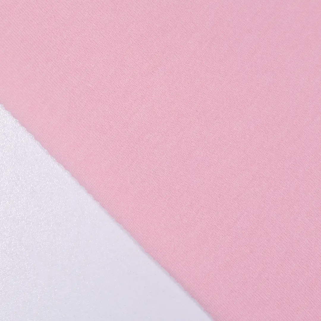 China Fabric for T-Shirt,Polo Shirt Single Jersey Knit Fabric Cotton pink color buy from China wholesaler bulk order at wholesale price free worldwide shipping Alibaba