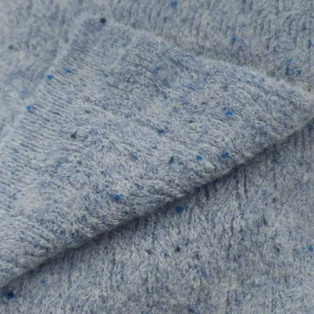China Yarn for Open Cardigan (Sweater),Dresses (Cardigan Button) (Sweater),Boys Collar Cardigan (Sweater),Girls Raglan Sleeve Cardigan (Sweater) Mossy Yarn Fancy Yarn Recycled Polyester Nylon Spandex BLUE color buy from China wholesaler bulk order at wholesale price free worldwide shipping Alibaba