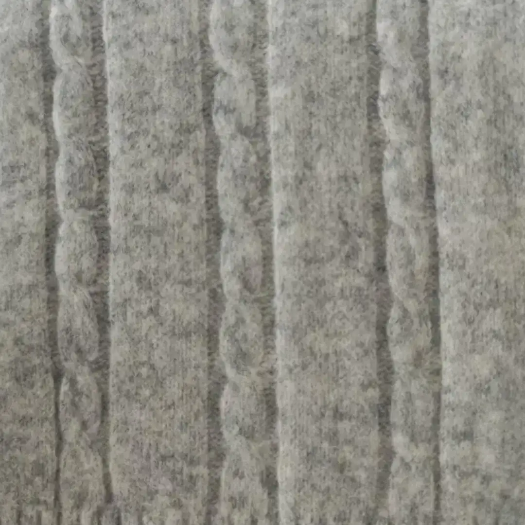 China Yarn for Open Cardigan (Sweater),Full-Zipper Cardigan (Sweater),Half-Zipper Cardigan (Sweater),Knitted Trousers (Sweater) Mossy Yarn Fancy Yarn Cotton Recycled Polyester Wool Spandex Grey color buy from China wholesaler bulk order at wholesale price free worldwide shipping Alibaba