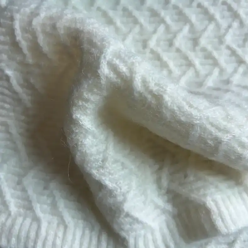 China Yarn for Ladies Vest (Sweater),Men’s Vest (Sweater),Open Cardigan (Sweater),Shirt Half Sleeve Button (Sweater),Round Neck Pullover (Sweater) Mossy Yarn Fancy Yarn Polyester Merino Wool Alpaca Spandex 白 color buy from China wholesaler bulk order at wholesale price free worldwide shipping Alibaba