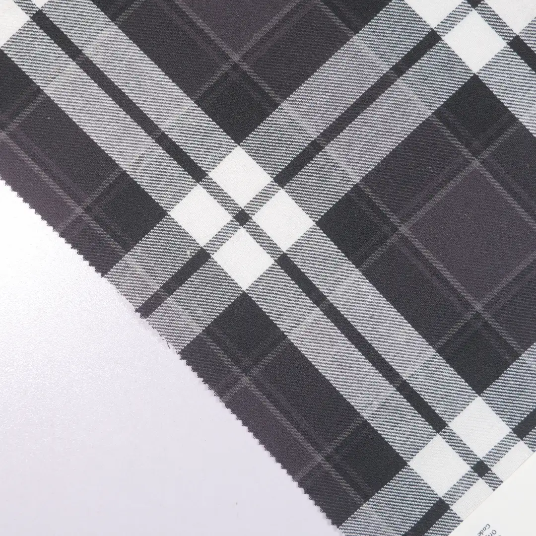 China Fabric for Shirt,Over Shirt Yarn Dyed Check Natural Woven Fabric Cotton black&white color buy from China wholesaler bulk order at wholesale price free worldwide shipping Alibaba