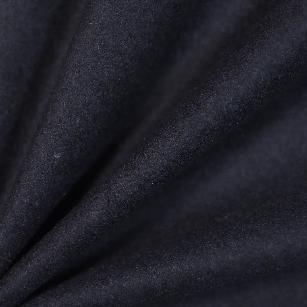 China Fabric for Trench Coat,Overcoat Melton Woolen Polyester Wool black color buy from China wholesaler bulk order at wholesale price free worldwide shipping Alibaba