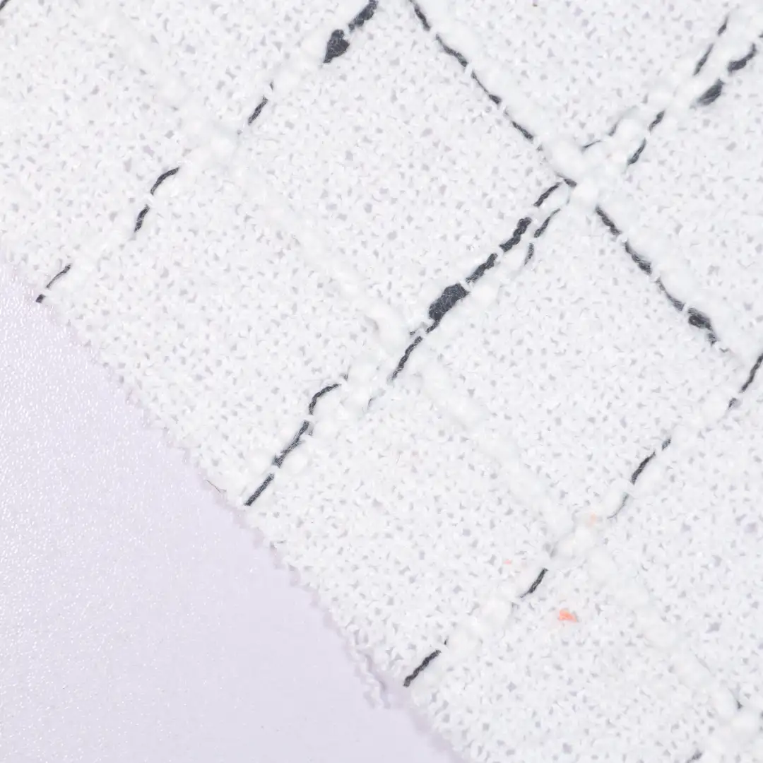 China Fabric for Trench Coat,Overcoat Chanel-Style Fabric Woolen Polyester white color buy from China wholesaler bulk order at wholesale price free worldwide shipping Alibaba