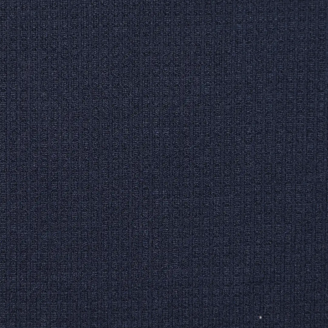 China Fabric for T-Shirt,Polo Shirt,Loungewear Waffle Knit Fabric Polyester black color buy from China wholesaler bulk order at wholesale price free worldwide shipping Alibaba
