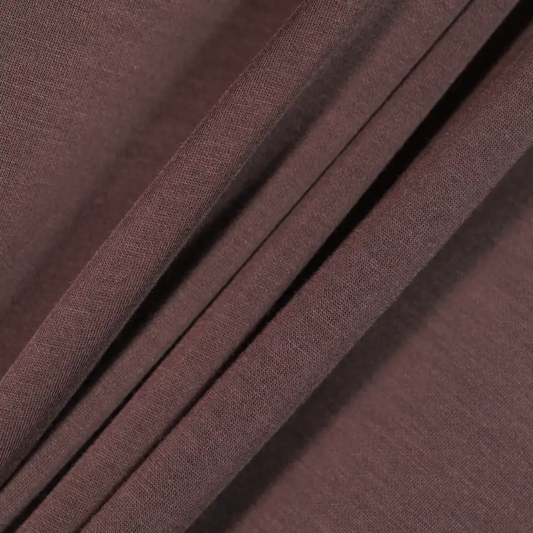 China Fabric for Skirt,Hoodie,Baby Lantern Camisole Top,Womens Drawstring Lantern Pants Scuba Knit Fabric Polyester Modal Spandex brown color buy from China wholesaler bulk order at wholesale price free worldwide shipping Alibaba
