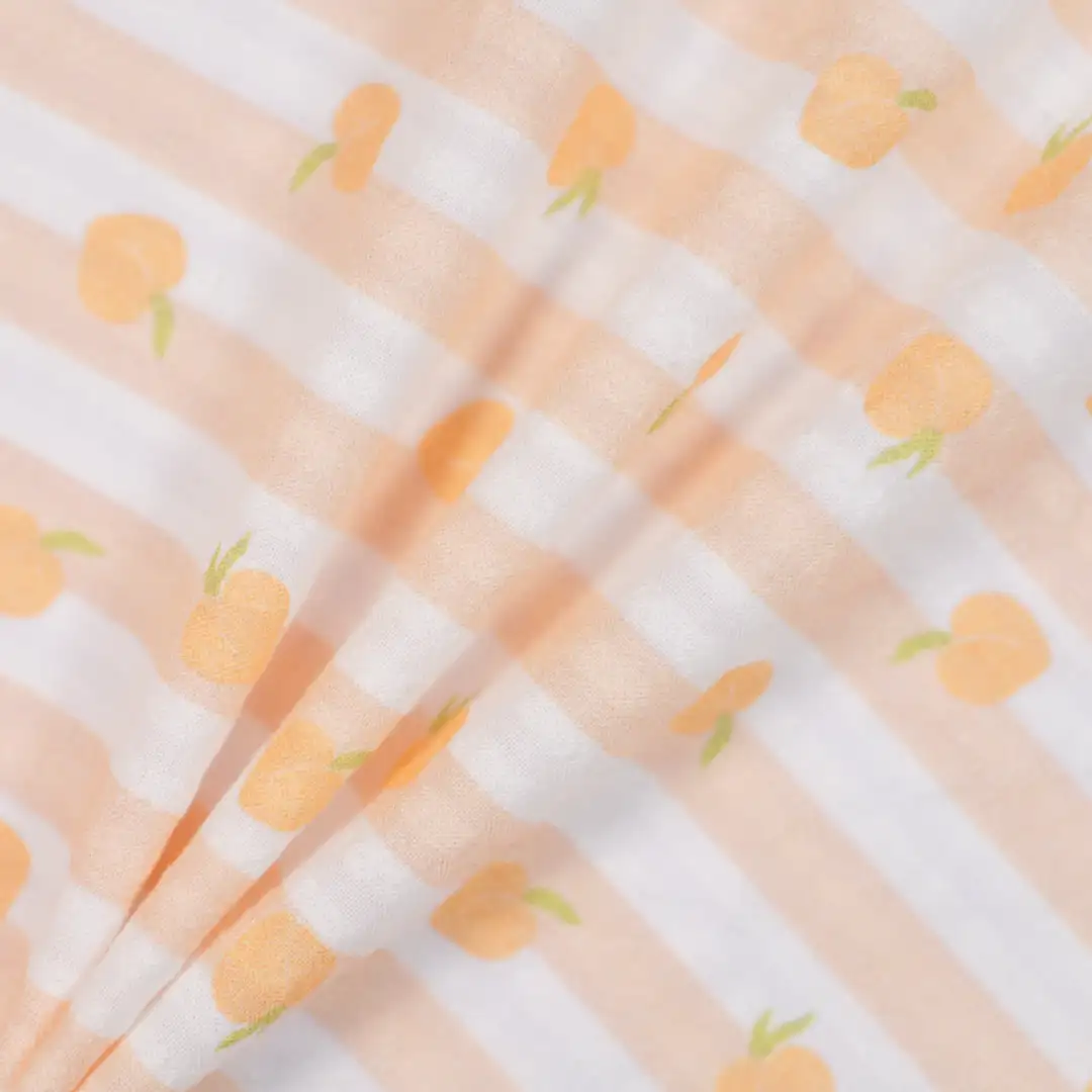 China Fabric for Shirt,Skirt Seersucker Natural Woven Fabric Cotton Orange color buy from China wholesaler bulk order at wholesale price free worldwide shipping Alibaba