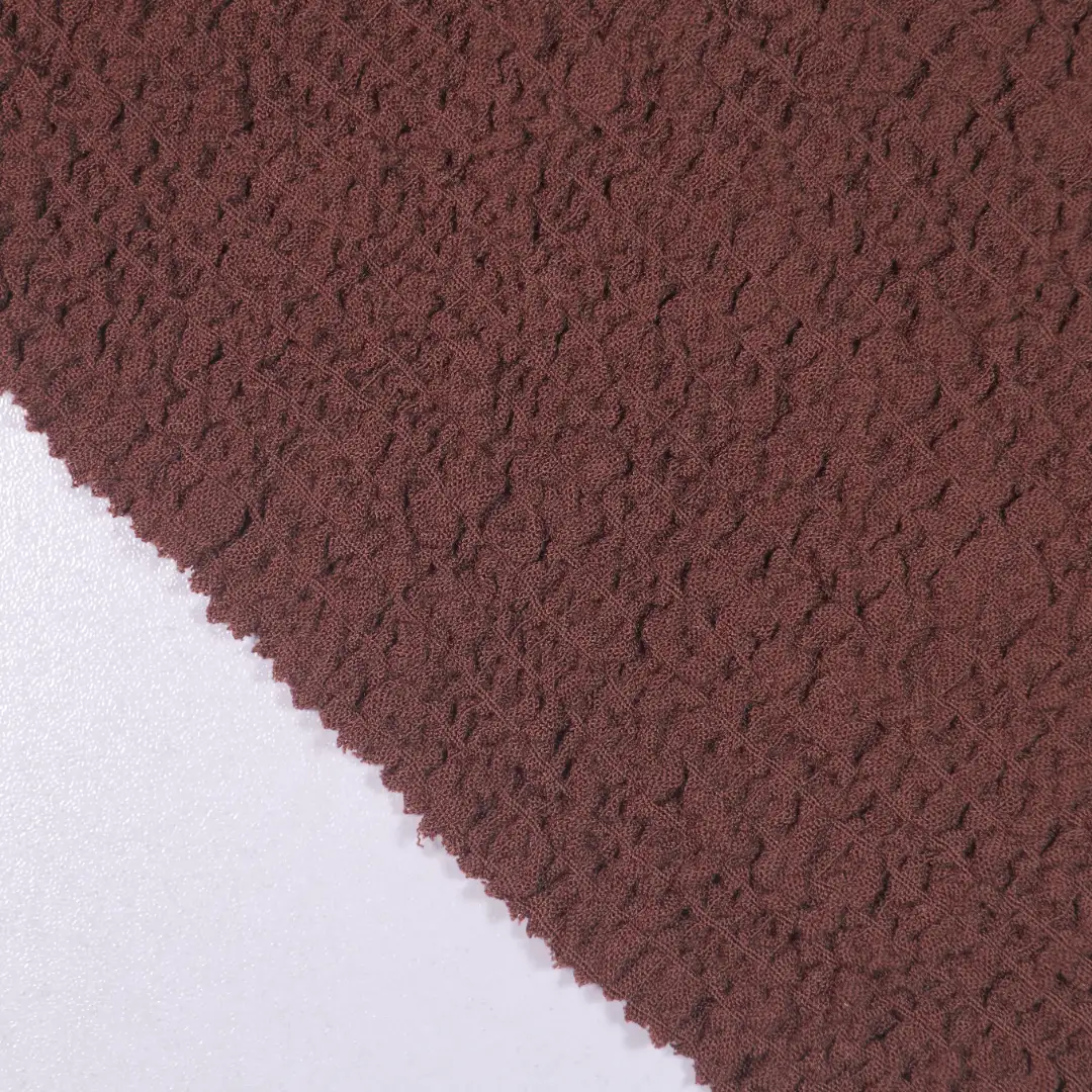 China Fabric for T-Shirt,Polo Shirt,Skirt Cotton Crepe Natural Woven Fabric Cotton coffee color color buy from China wholesaler bulk order at wholesale price free worldwide shipping Alibaba