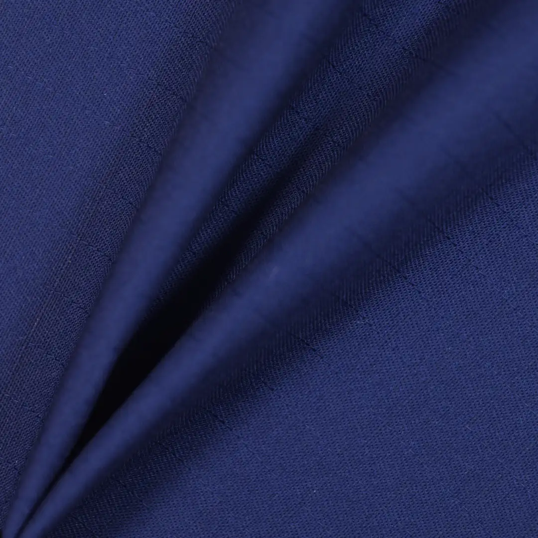 China Fabric for Blazer TC Jacquard Woven Blended Fabric Polyester Cotton blue color buy from China wholesaler bulk order at wholesale price free worldwide shipping Alibaba