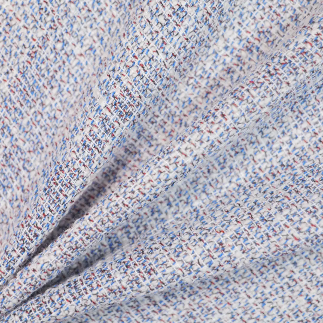 China Fabric for Trench Coat Chanel-Style Fabric Woolen Cotton Acrylic Polyester blue color buy from China wholesaler bulk order at wholesale price free worldwide shipping Alibaba