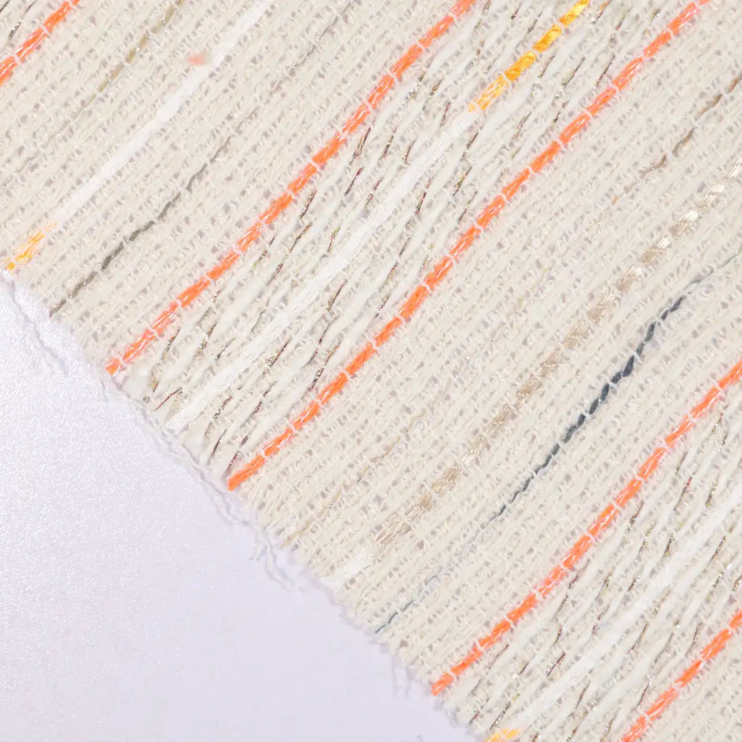 China Fabric for Trench Coat Chanel-Style Fabric Woolen Polyester Milky white color buy from China wholesaler bulk order at wholesale price free worldwide shipping Alibaba