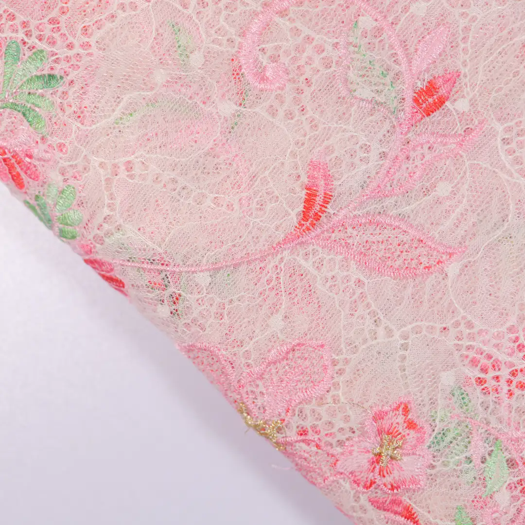 China Fabric for Womens Long-Sleeved Dress Swimsuit,Girls Cross Pinafore Dress,Girls Front-Split Pleated Dress Schiffli Synthetic Woven Fabric Nylon pink color buy from China wholesaler bulk order at wholesale price free worldwide shipping Alibaba