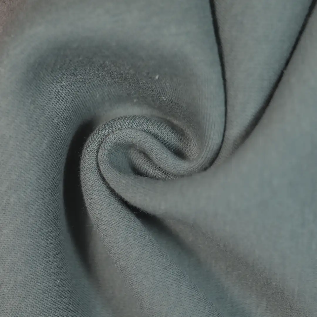 China Fabric for Hoodie Fleece Knit Fabric Cotton Polyester khaki color buy from China wholesaler bulk order at wholesale price free worldwide shipping Alibaba