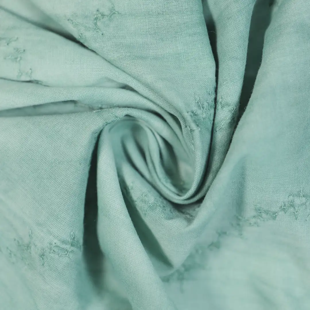 China Fabric for Skirt Cotton Plain Natural Woven Fabric Cotton green color buy from China wholesaler bulk order at wholesale price free worldwide shipping Alibaba