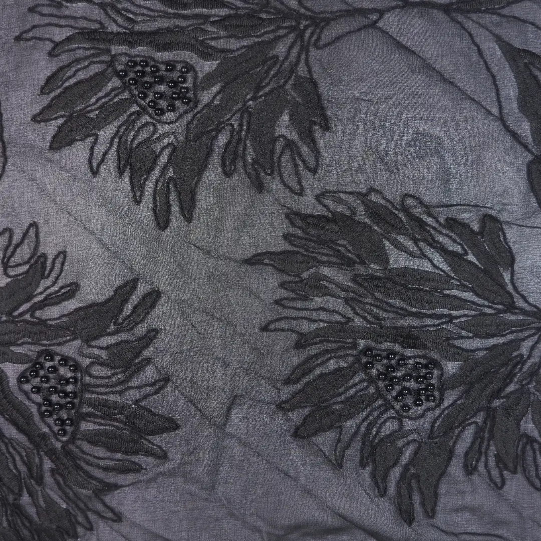 China Fabric for Skirt Chiffon Synthetic Woven Fabric Polyester black color buy from China wholesaler bulk order at wholesale price free worldwide shipping Alibaba