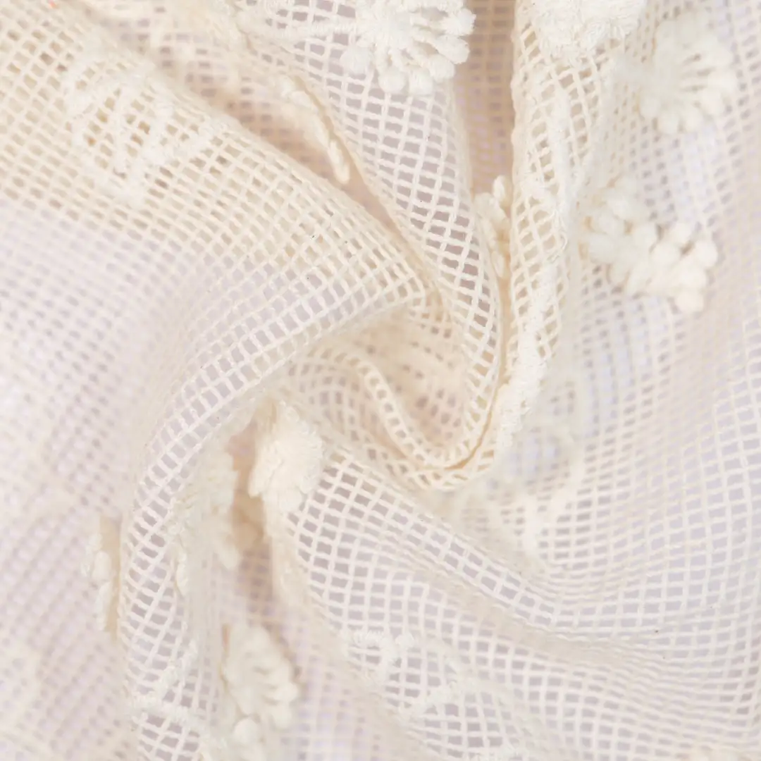 China Fabric for Skirt Mesh Knit Fabric Cotton Beige color buy from China wholesaler bulk order at wholesale price free worldwide shipping Alibaba