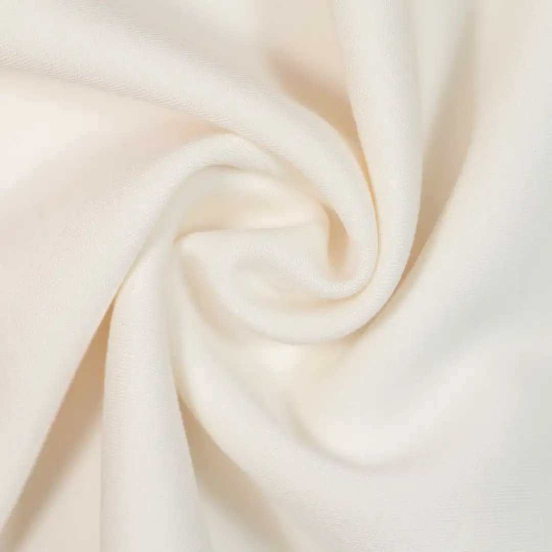 China Fabric for Long Sleeve Base Layer Top,Womens High Neck Tight Layer Top Scuba Knit Fabric Polyester Modal Spandex white color buy from China wholesaler bulk order at wholesale price free worldwide shipping Alibaba