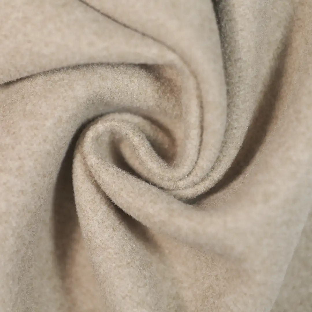 China Fabric for Jackets,Trench Coat,Overcoat Knit Woolen Fabric Woolen Polyester brown color buy from China wholesaler bulk order at wholesale price free worldwide shipping Alibaba