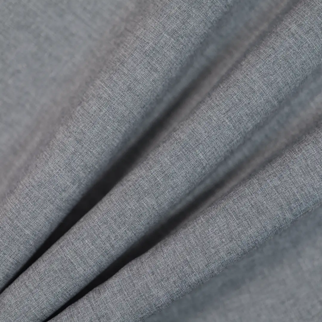 China Fabric for Shirt,Skirt Cotton/Rayon Plain Woven Blended Fabric Polyester PBT Spandex GREY color buy from China wholesaler bulk order at wholesale price free worldwide shipping Alibaba