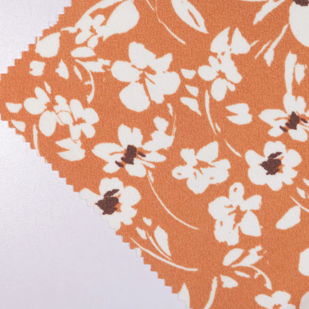 China Fabric for Blouse,Pleated Midi Skirt,Backless Beach Dress Knit crepe Knit Fabric Polyester Spandex brown color buy from China wholesaler bulk order at wholesale price free worldwide shipping Alibaba