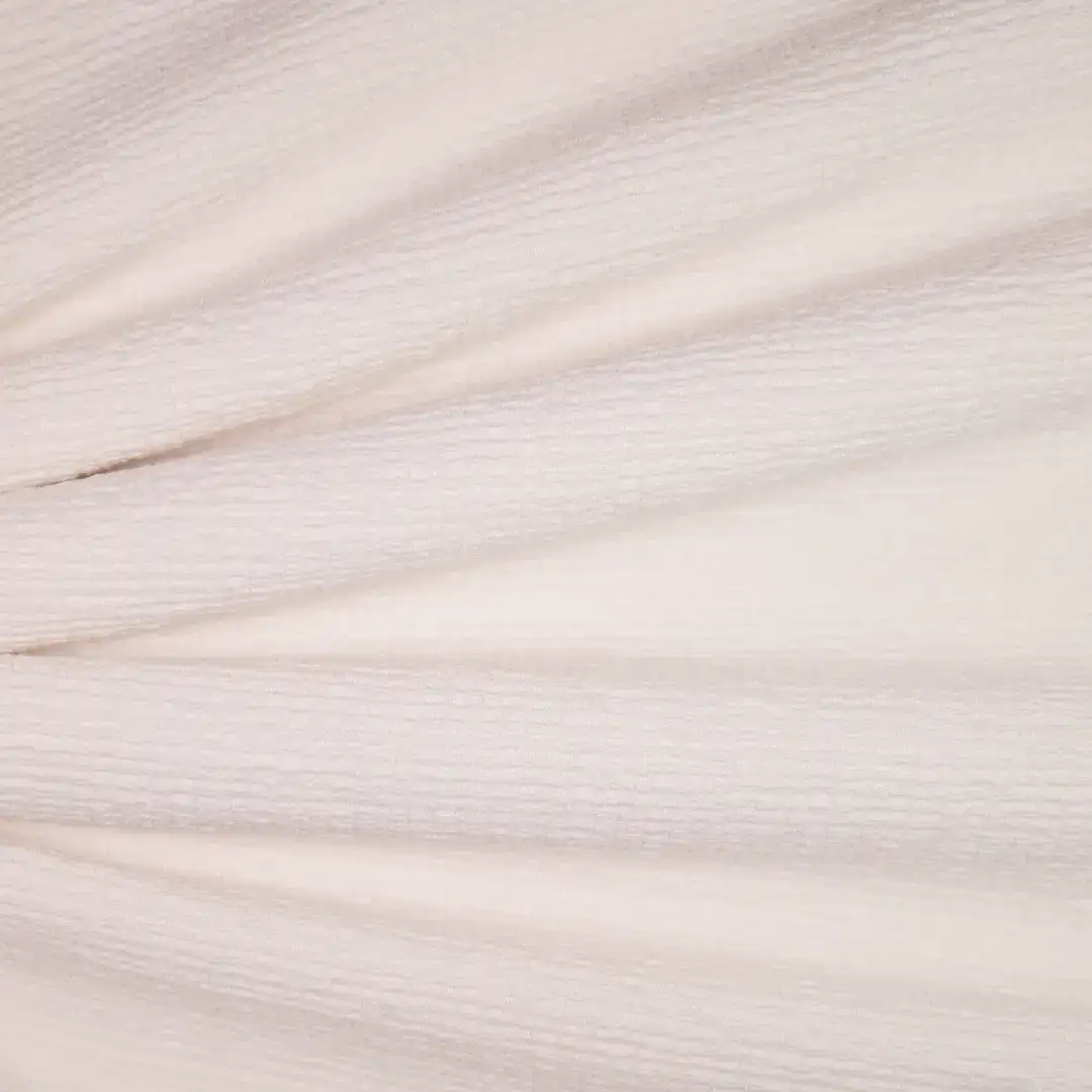 China Fabric for Pants Tricot Knit Fabric Polyester Spandex White color buy from China wholesaler bulk order at wholesale price free worldwide shipping Alibaba