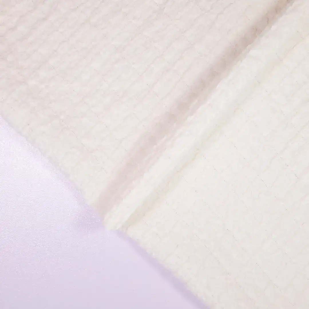 China Fabric for Pants,Crop Top Tricot Knit Fabric Polyester Spandex Beige color buy from China wholesaler bulk order at wholesale price free worldwide shipping Alibaba