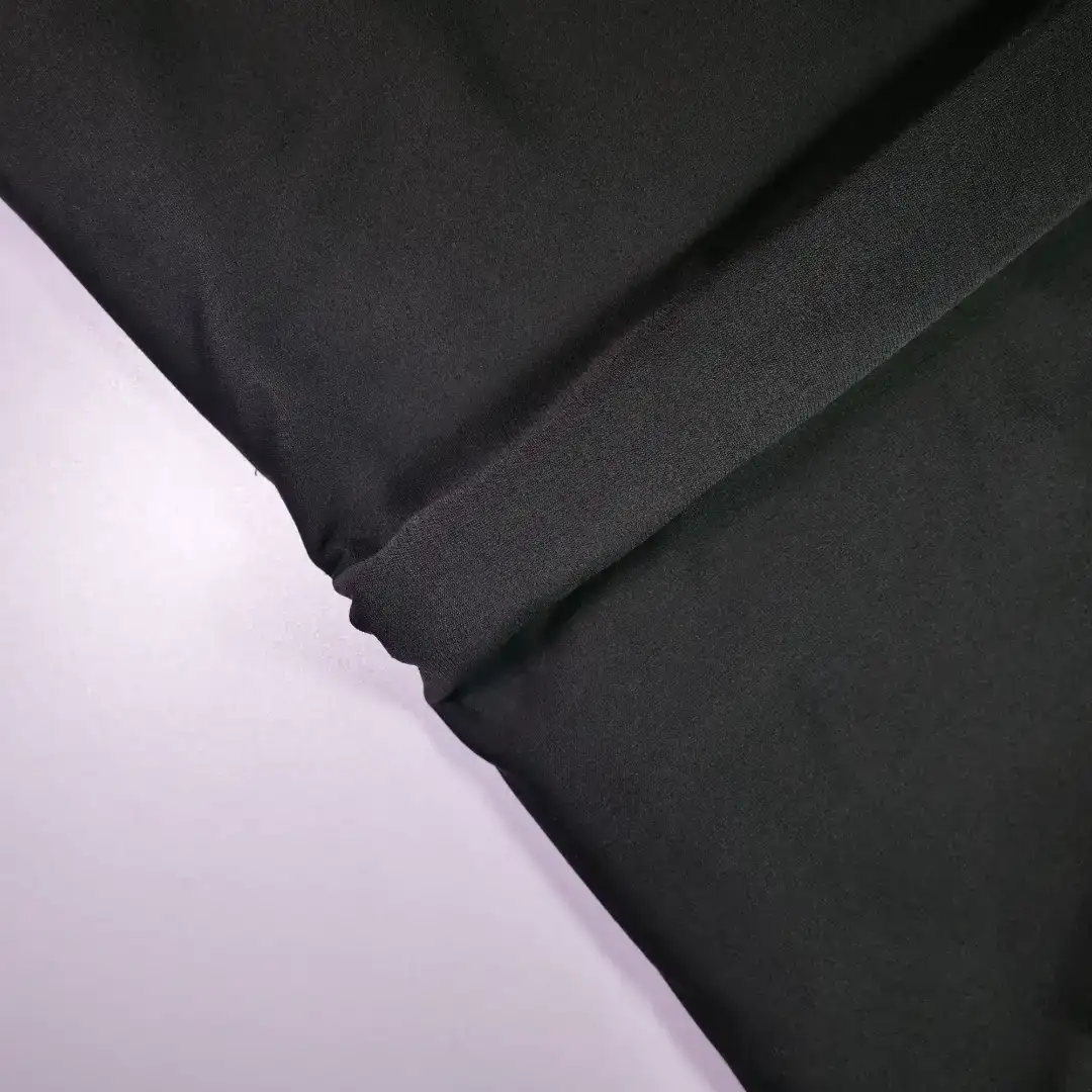 China Fabric for Hoodie,Loungewear,Tracksuits Sherpa Knit Fabric Polyester Black color buy from China wholesaler bulk order at wholesale price free worldwide shipping Alibaba