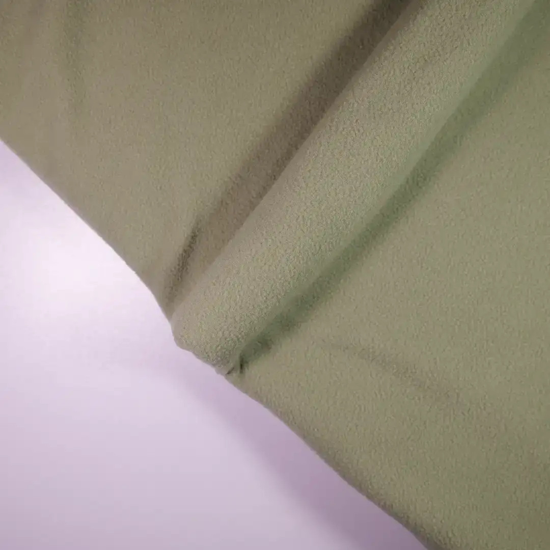 China Fabric for Hoodie,Pajamas,Loungewear Polar Fleece Knit Fabric Polyester army green color buy from China wholesaler bulk order at wholesale price free worldwide shipping Alibaba
