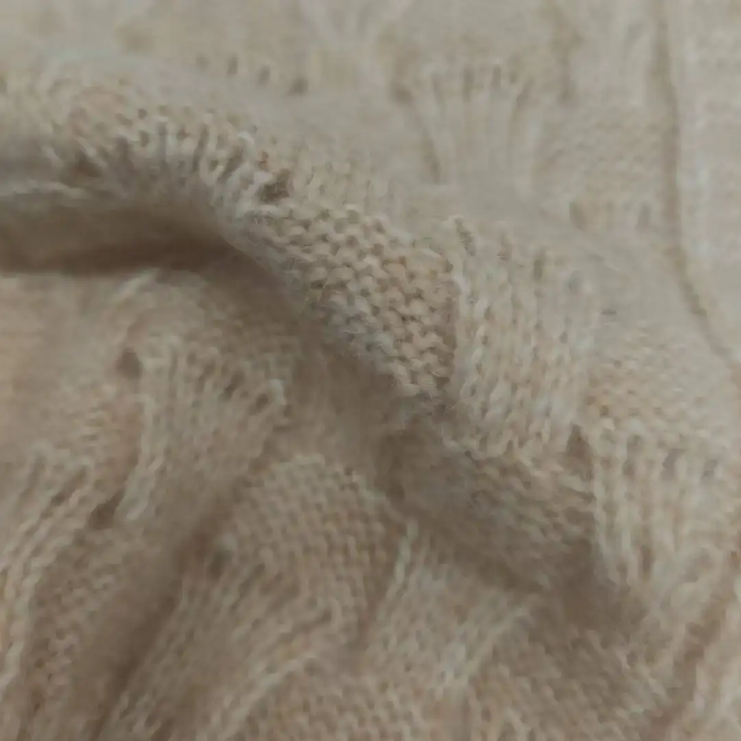 China Yarn for Full-Zipper Cardigan (Sweater),Half-Zipper Cardigan (Sweater),Shirt Half Sleeve Zipper (Sweater),Knitted Jacket (Sweater) Mossy Yarn Fancy Yarn Polyester Wool Acrylic Alpaca light tan color buy from China wholesaler bulk order at wholesale price free worldwide shipping Alibaba