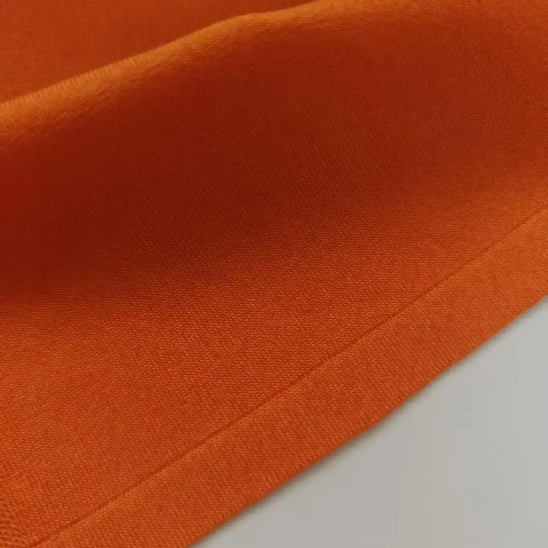 China Yarn for Full-Zipper Cardigan (Sweater),Half-Zipper Cardigan (Sweater),T-shirt (Sweater),Polo T-shirt (Sweater),Hoodie  (Sweater) Vortex Spun Regular Yarn Viscose Polyester Orange color buy from China wholesaler bulk order at wholesale price free worldwide shipping Alibaba