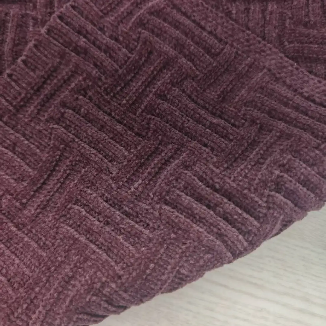 China Yarn for Half-Zipper Cardigan (Sweater),Shirt Half Sleeve Button (Sweater),Shirt Half Sleeve Zipper (Sweater) Matt Chenille Fancy Yarn Cotton Linen Dark violet color buy from China wholesaler bulk order at wholesale price free worldwide shipping Alibaba