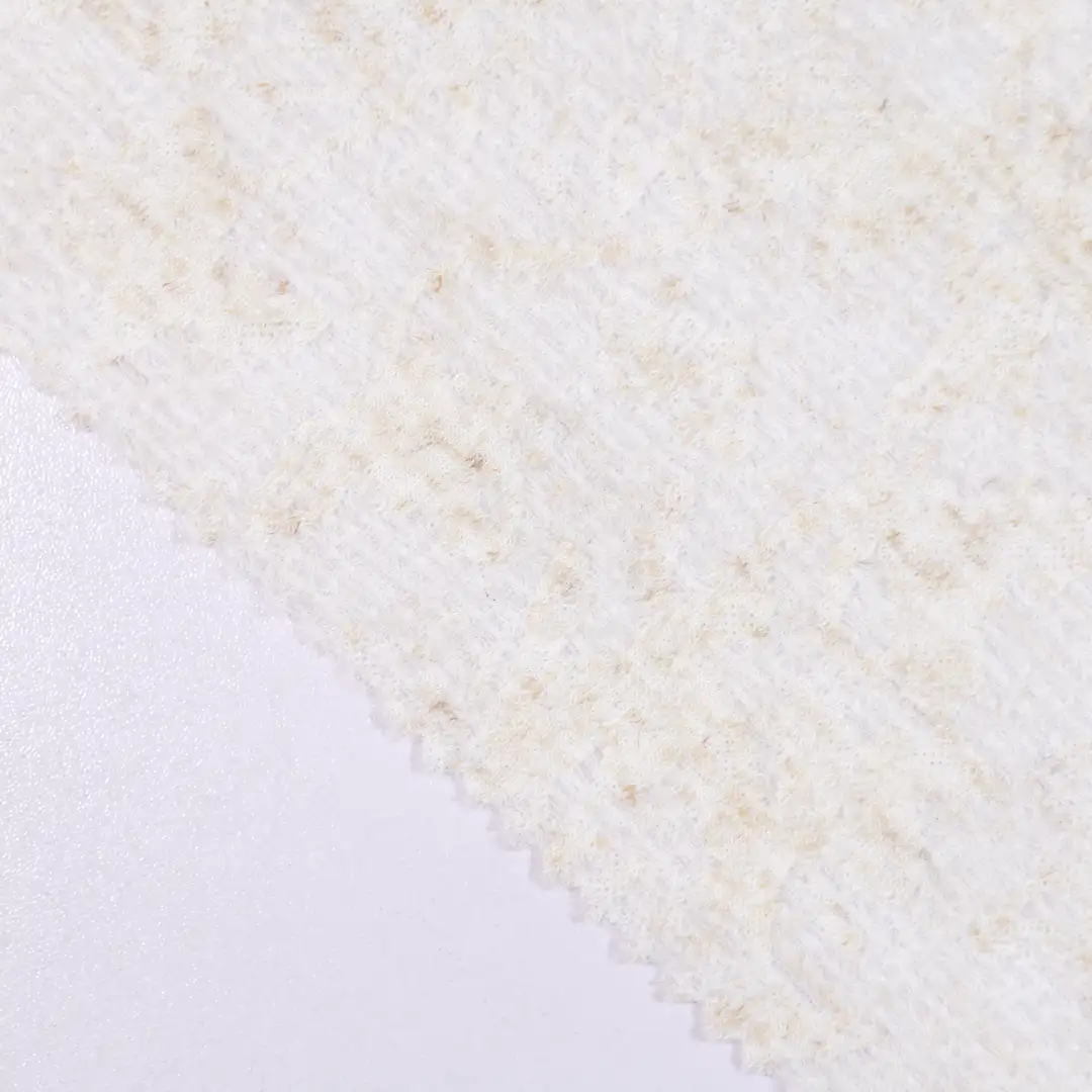 China Fabric for T-Shirt,Polo Shirt Jacquard Knit Fabric Polyester Nylon Lyocell Spandex Beige color buy from China wholesaler bulk order at wholesale price free worldwide shipping Alibaba