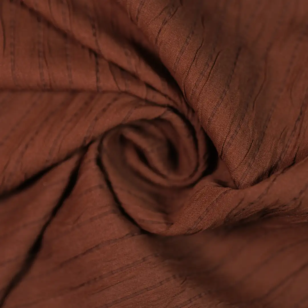 China Fabric for Blazer,Over Shirt Crepe Knit Fabric Polyester brown color buy from China wholesaler bulk order at wholesale price free worldwide shipping Alibaba