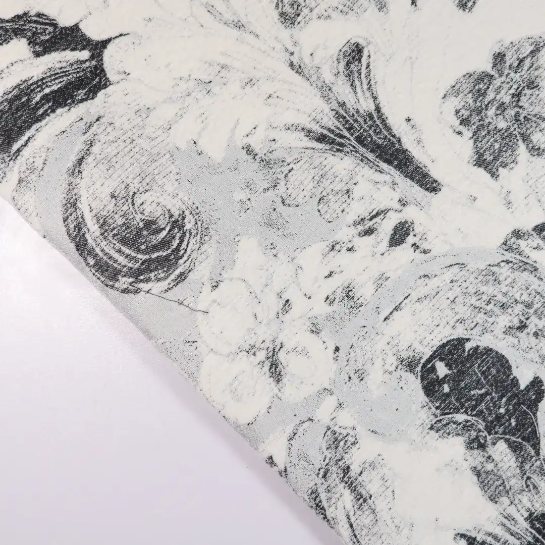 China Fabric for Jackets,Trench Coat Jacquard Woven Blended Fabric Polyester Acrylic Nylon Wool Silk white  2 color buy from China wholesaler bulk order at wholesale price free worldwide shipping Alibaba