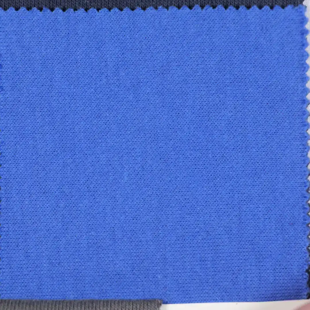 China Fabric for Hoodie Fleece Knit Fabric Cotton Polyester navy color buy from China wholesaler bulk order at wholesale price free worldwide shipping Alibaba