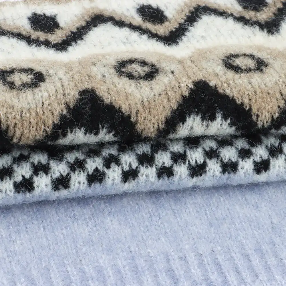 China Yarn for Half-Zipper Cardigan (Sweater),Knitted Jacket (Sweater),Knitted Trousers (Sweater) Mossy Yarn Fancy Yarn Polyester Wool Nylon Alpaca Elastane white，blue，black color buy from China wholesaler bulk order at wholesale price free worldwide shipping Alibaba