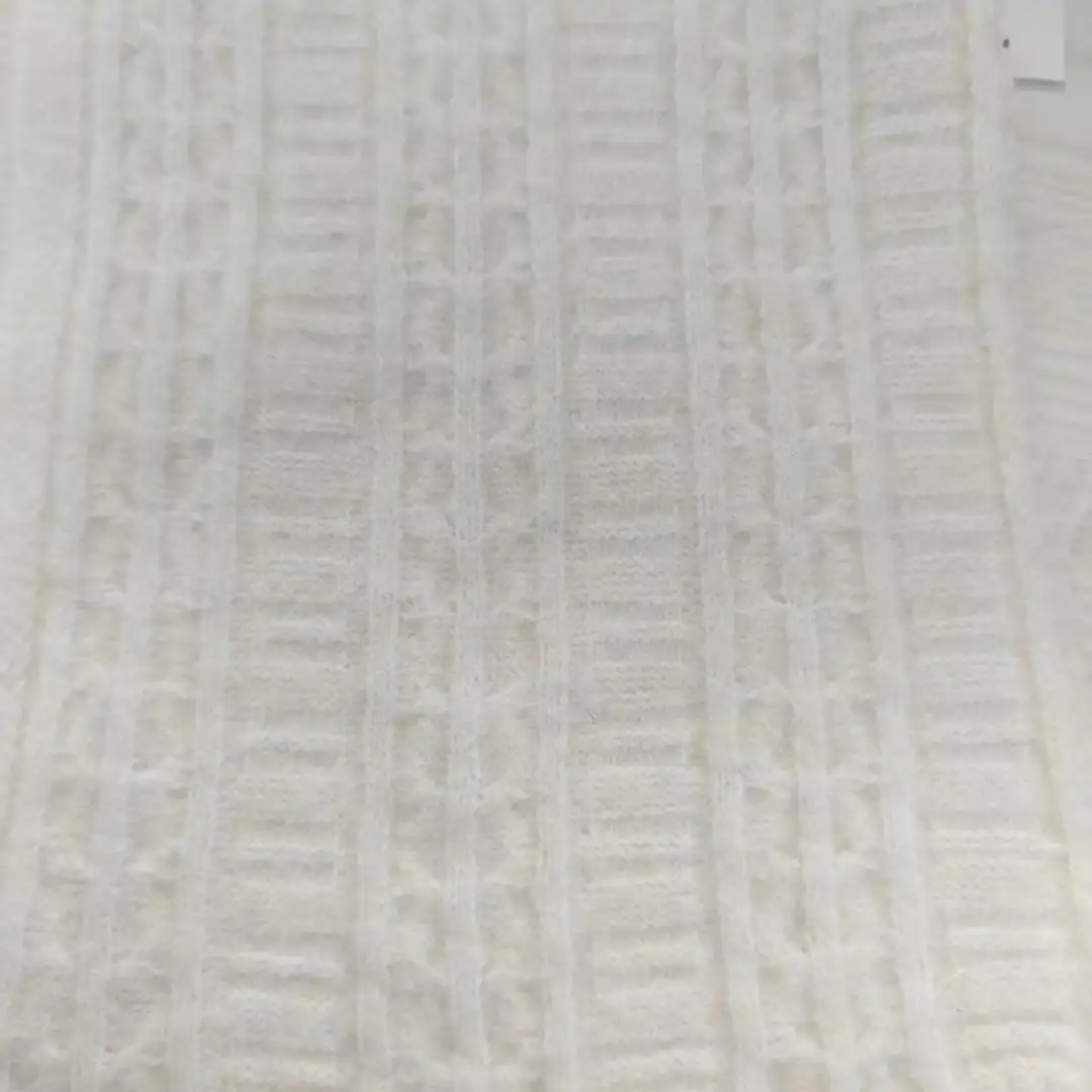 China Yarn for Open Cardigan (Sweater),Full-Zipper Cardigan (Sweater) Mossy Yarn Fancy Yarn Polyester Wool Spandex off-white color buy from China wholesaler bulk order at wholesale price free worldwide shipping Alibaba