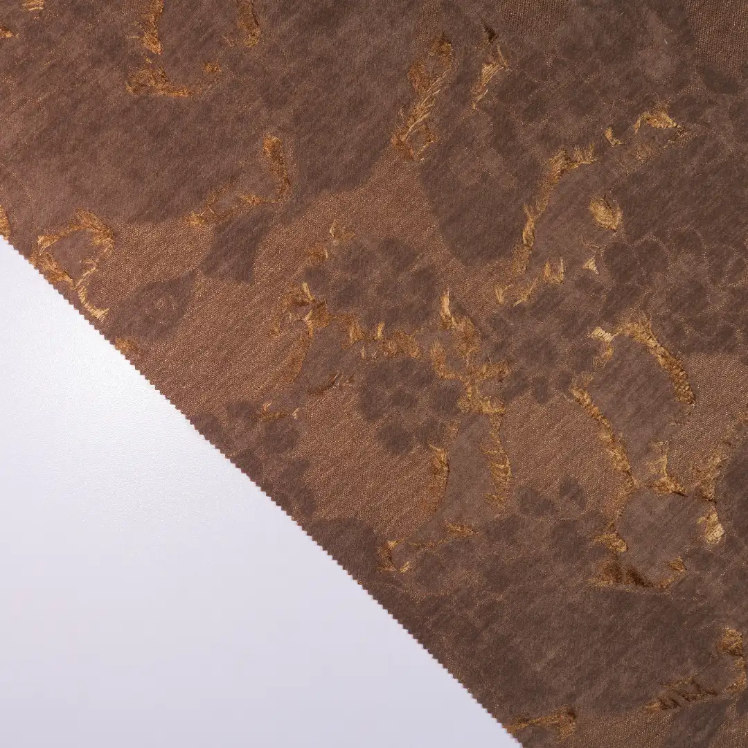 China Fabric for Skirt,Backless Beach Dress Jacquard Woven Blended Fabric PET Acetate Synthetic Silk Nylon COFFEE color buy from China wholesaler bulk order at wholesale price free worldwide shipping Alibaba