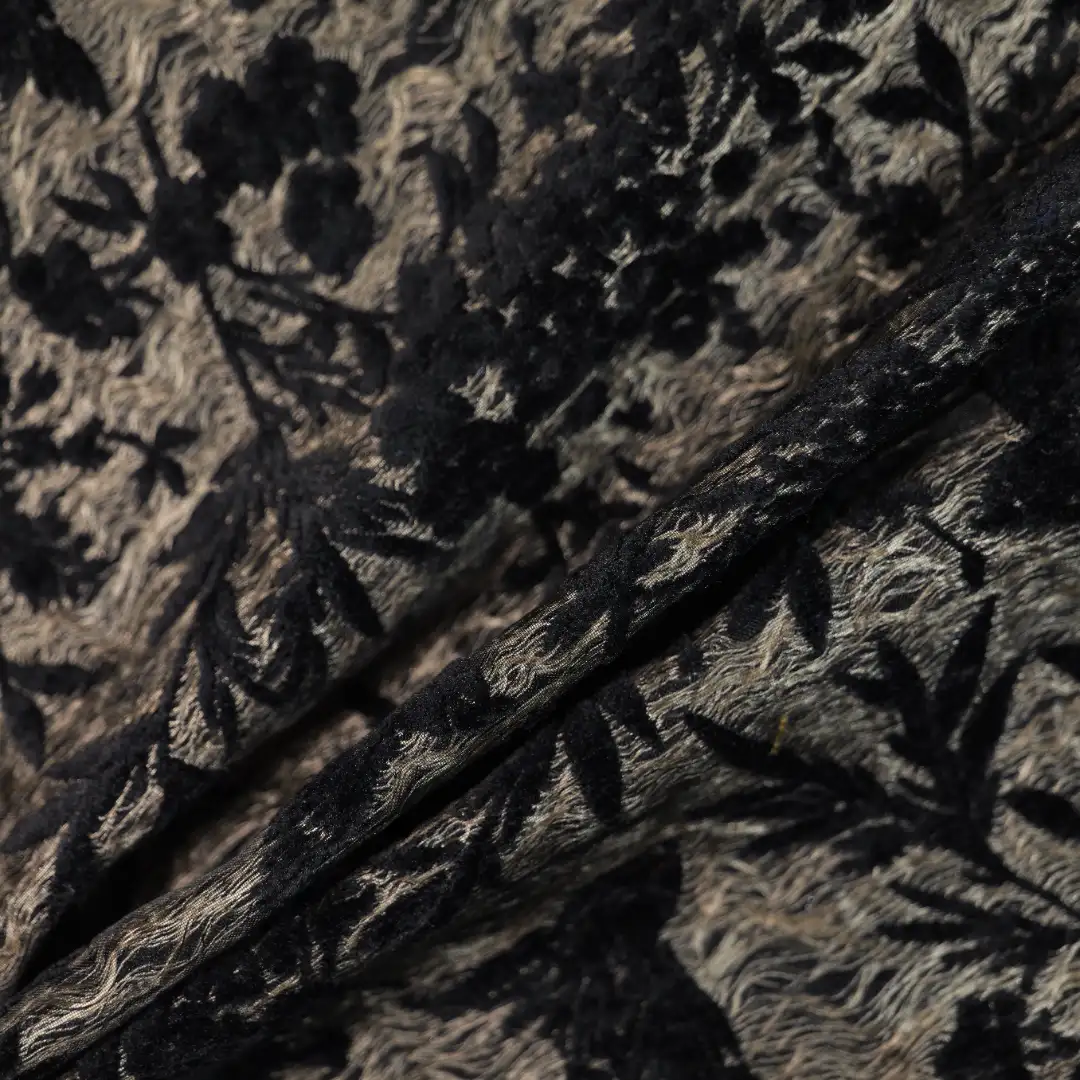 China Fabric for Skirt,Strap Midi Dress Jacquard Woven Blended Fabric Acrylic Cashmere Like PET Rayon Nylon Metallic Gold BLACK color buy from China wholesaler bulk order at wholesale price free worldwide shipping Alibaba