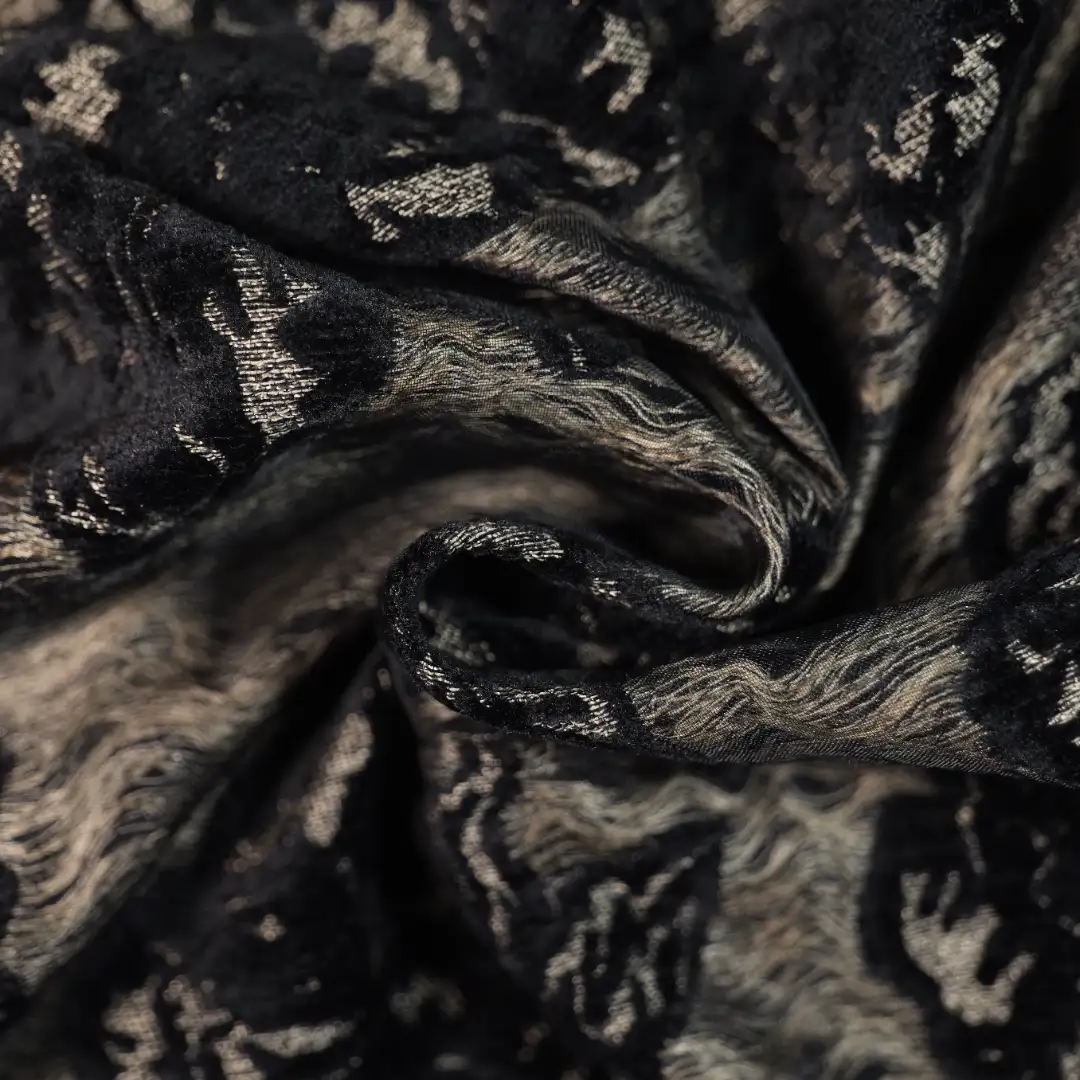 China Fabric for Skirt,Strap Midi Dress Polyester/Rayon Plain Woven Blended Fabric PET Rayon Nylon Metallic Gold BLACK color buy from China wholesaler bulk order at wholesale price free worldwide shipping Alibaba