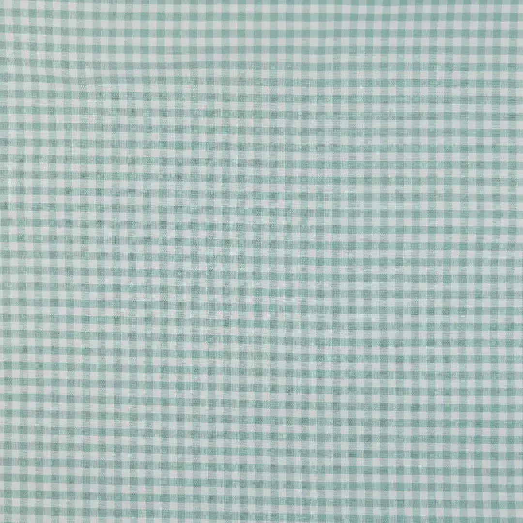 China Fabric for Shirt,Backless Beach Dress Yarn Dyed Check Natural Woven Fabric Cotton green color buy from China wholesaler bulk order at wholesale price free worldwide shipping Alibaba