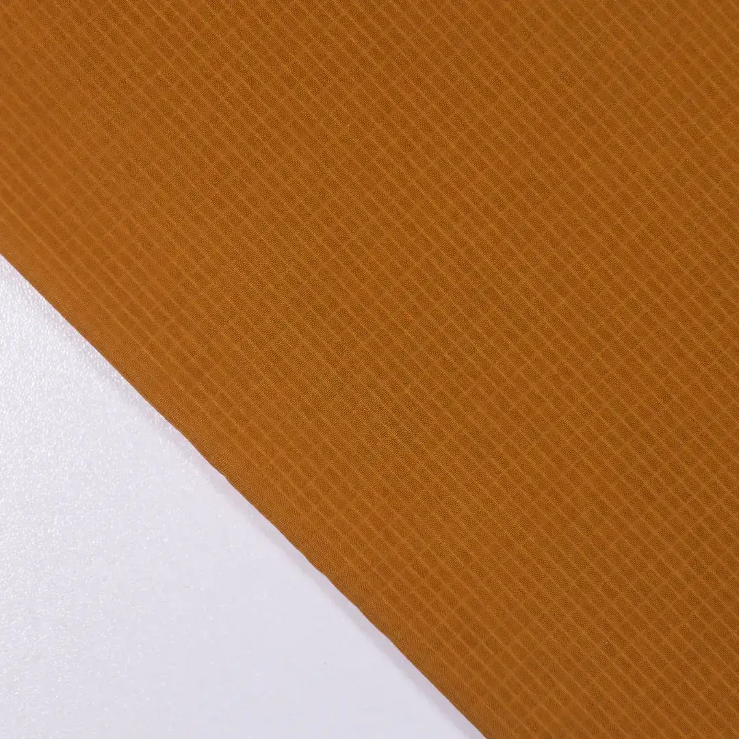 China Fabric for Shirt Twill Synthetic Woven Fabric Nylon brown color buy from China wholesaler bulk order at wholesale price free worldwide shipping Alibaba