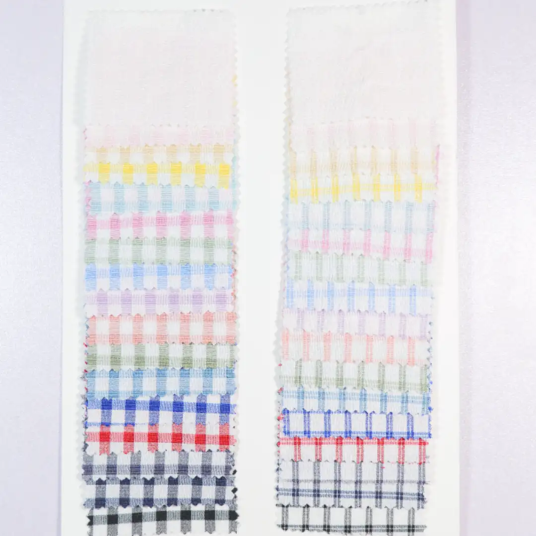 China Fabric for Skirt Yarn Dyed Check Woven Blended Fabric Polyester Cotton Spandex yellow color buy from China wholesaler bulk order at wholesale price free worldwide shipping Alibaba