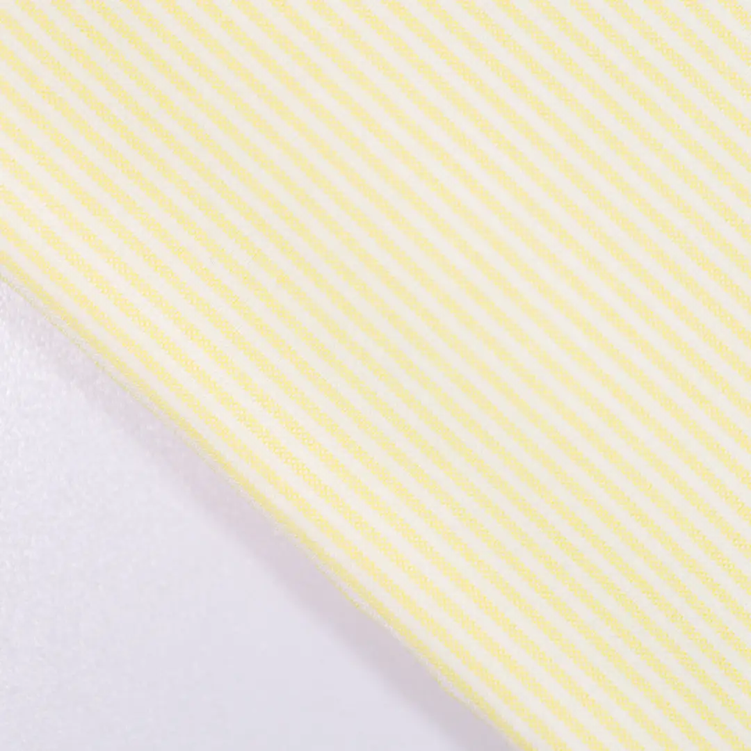 China Fabric for Shirt,Skirt Yarn Dyed Stripe Woven Blended Fabric Cotton Polyester yellow color buy from China wholesaler bulk order at wholesale price free worldwide shipping Alibaba