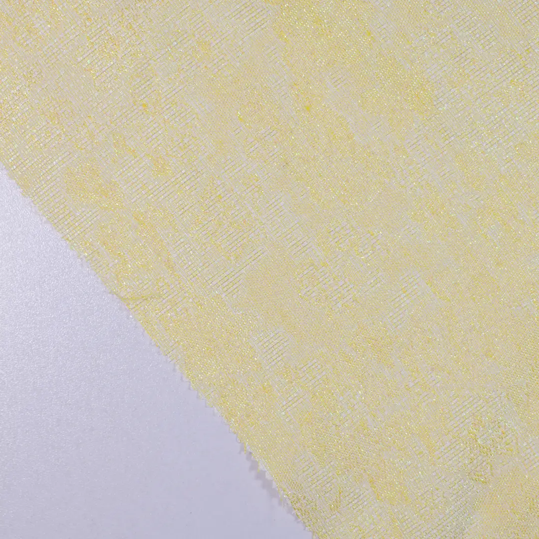 China Fabric for Shirt,Skirt Jacquard Woven Blended Fabric Rayon Polyester Silk Metallic Gold yellow color buy from China wholesaler bulk order at wholesale price free worldwide shipping Alibaba